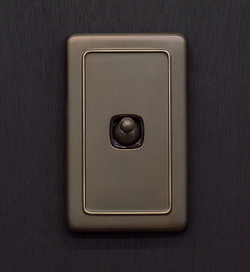 Antique Brass Single Toggle Switch Vintage Industries