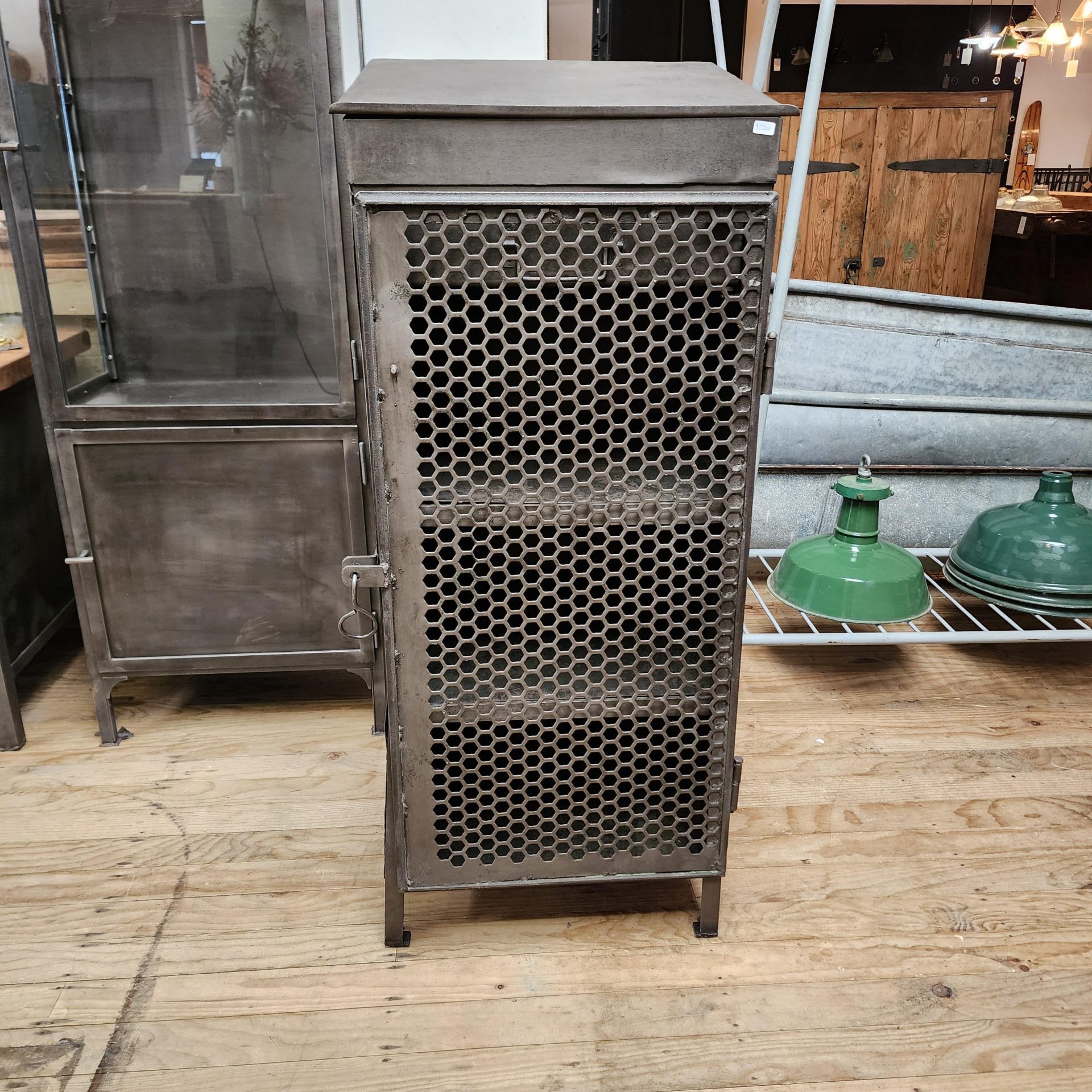 small industrial grey cabinet2