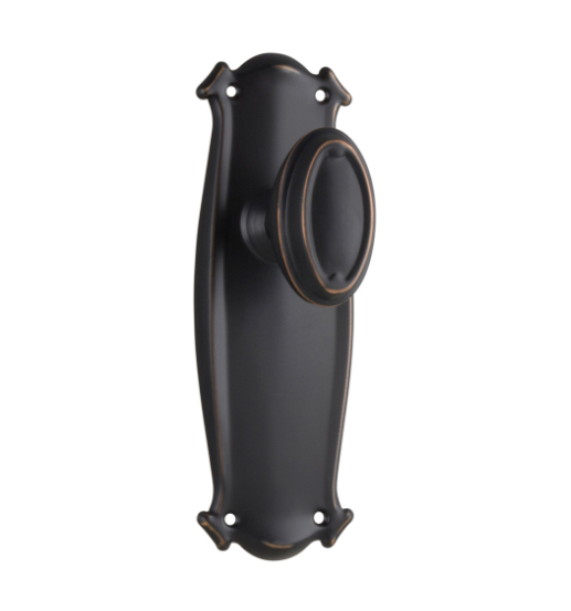 Bungalow Door Knob - Long Backplate