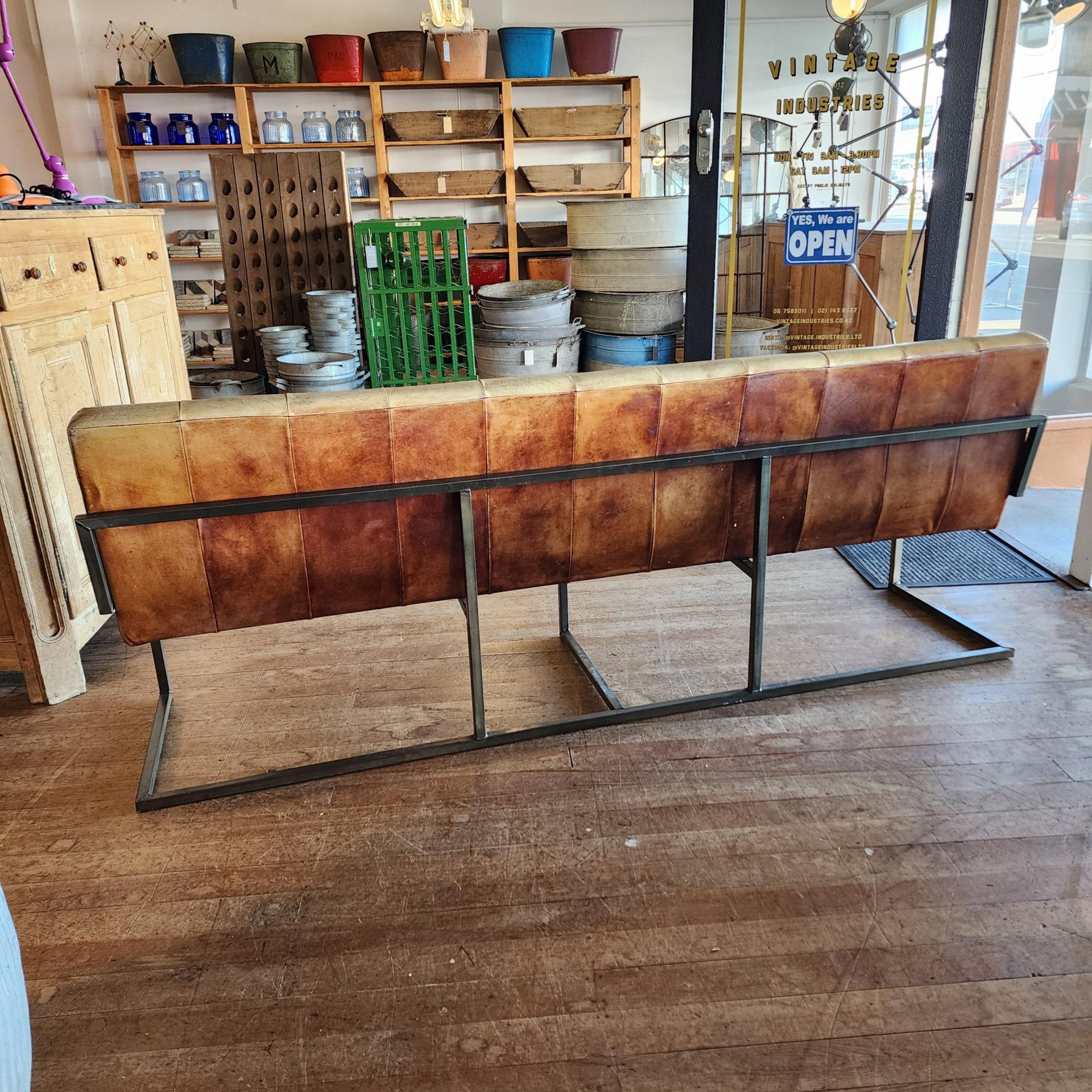 leather bench seat7.new