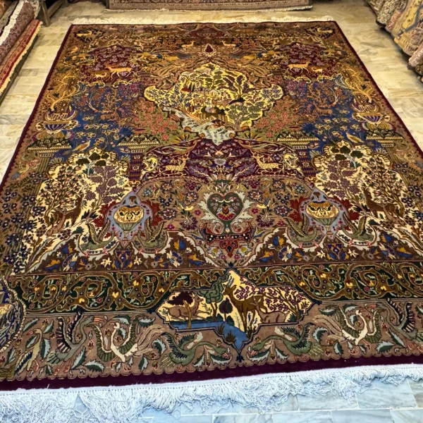 Persian Kashmar Garden Of Eden Rug